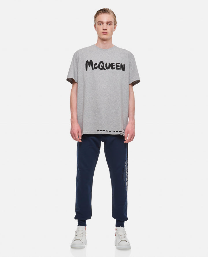 PANTALONI 'GRAFFITI' IN COTONE 688714 QTZ810903 Alexander McQueen 