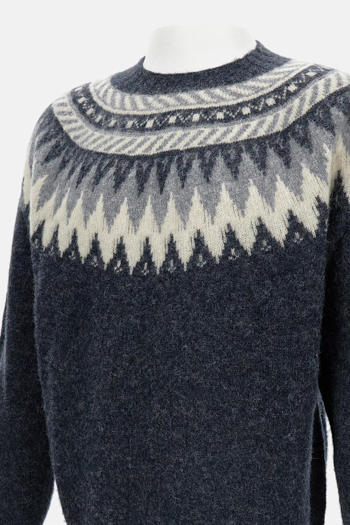 MAGLIONE IN LANA A GIROCOLLO MAGICIANINTHEMOUNTAIN CHARCOAL Howlin 