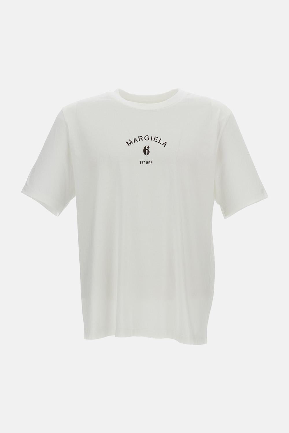 MM6 Maison Margiela 半袖プリント入りシャツ ¥38,046 JPY - Biffi