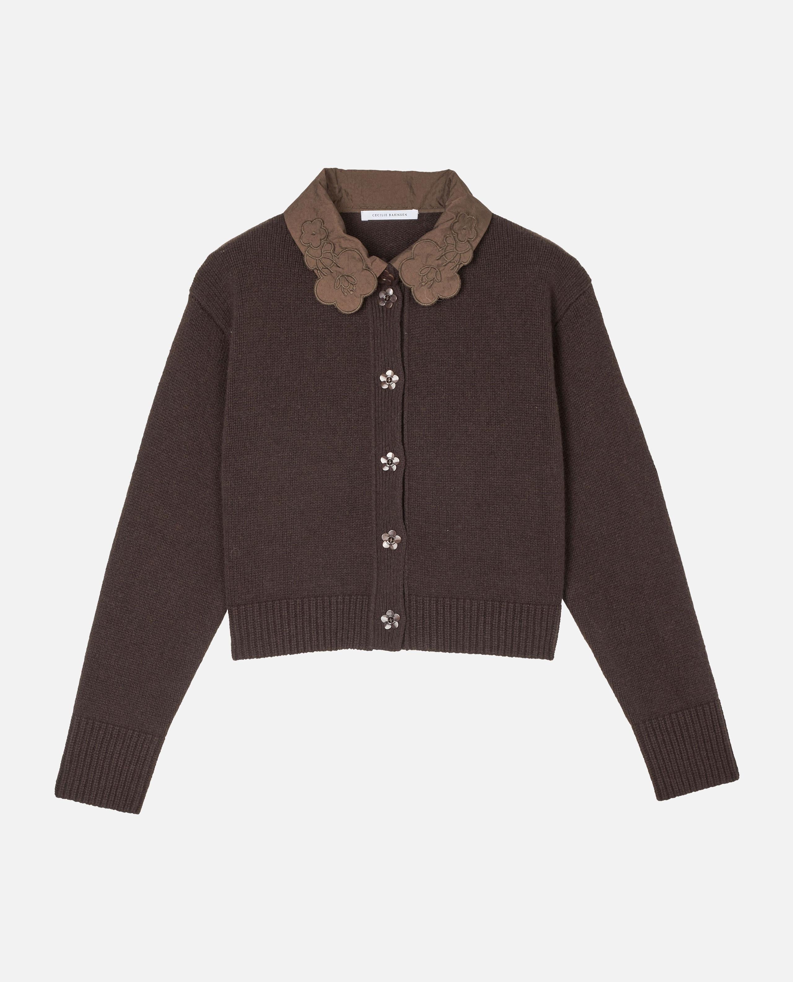 Cecilie Bahnsen BIBI CARDIGAN RECYCLED CASHMERE $560.22 USD