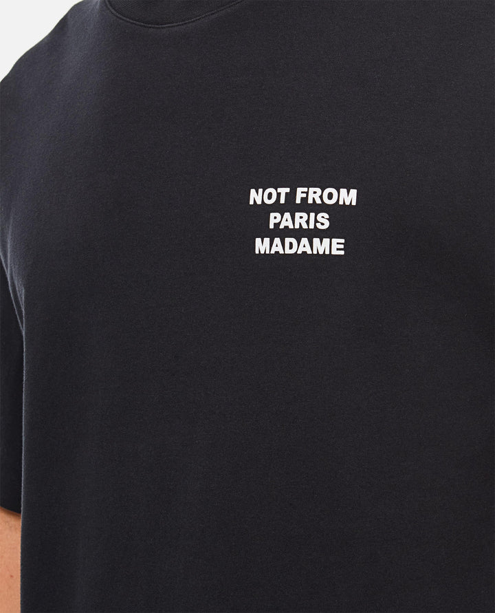 SLOGAN T-SHIRT PERMTS203 CO002BL Drôle De Monsieur 