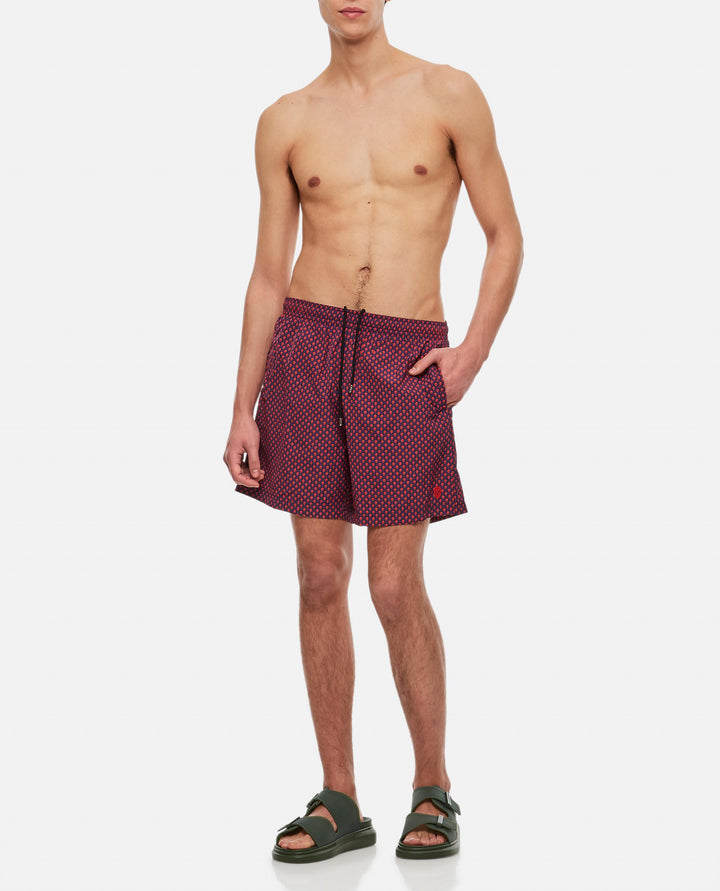 COSTUME DA BAGNO CON TESCHIO A POIS<BR/> 549980 4419Q4274 Alexander McQueen 