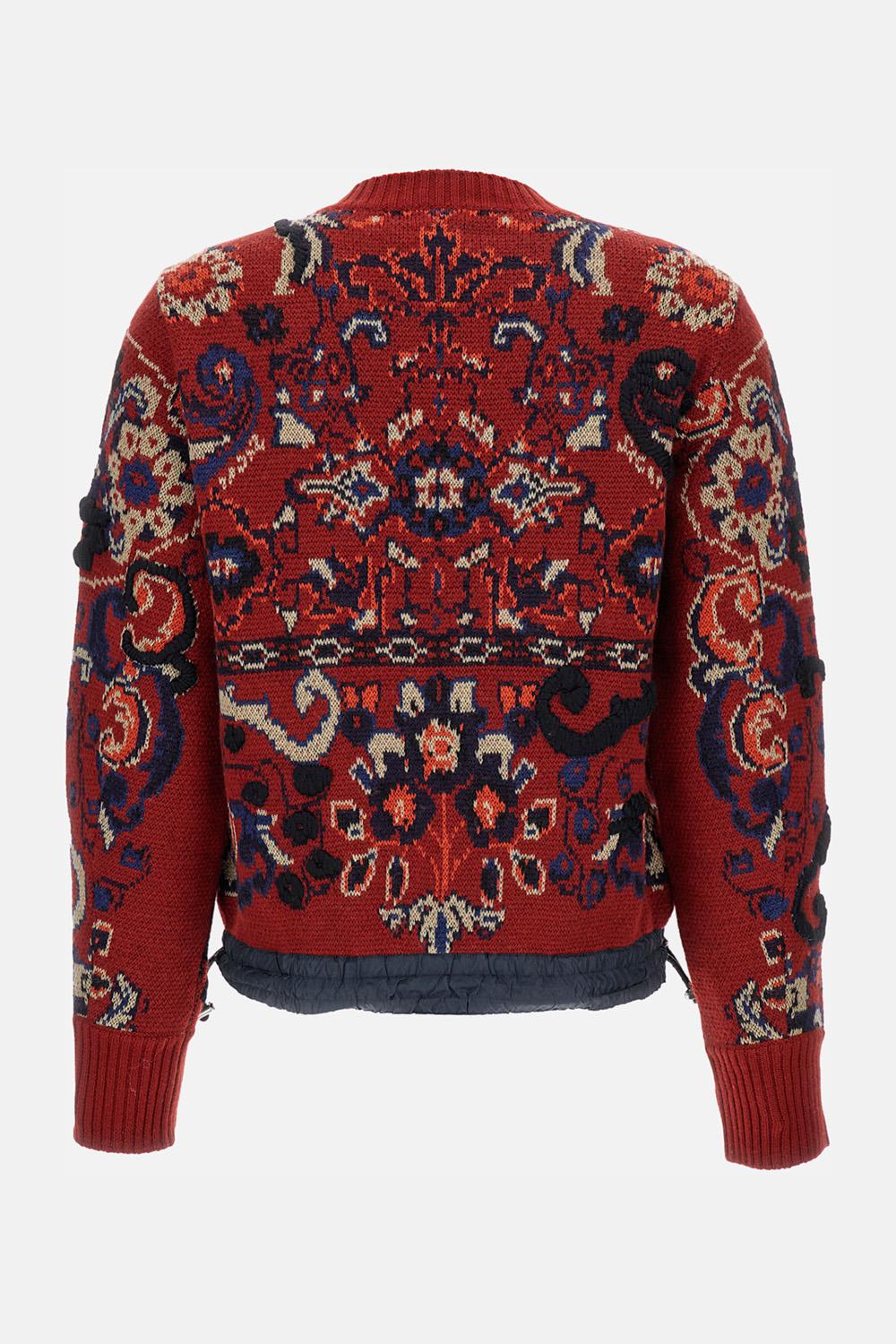 Sacai Floral Jacquard Pullover ¥99,000 JPY - Biffi Boutiques