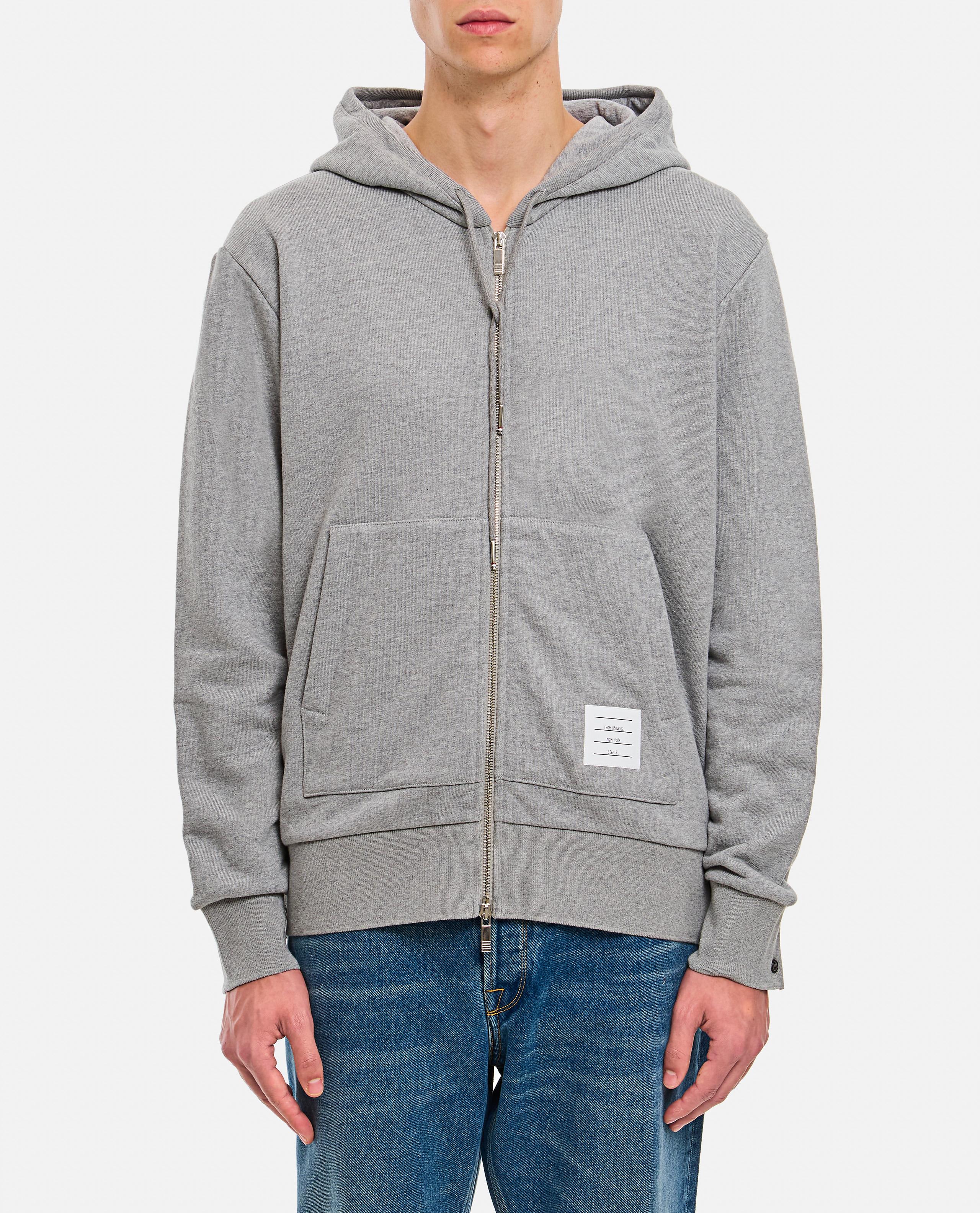Thom Browne HOODIE WITH ZIPPER $760.00 USD - Biffi Boutiques