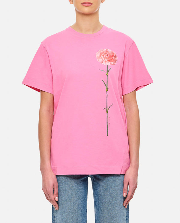 CARNATION  T-SHIRT 5195P32AW0569 BRIGHTPINK Simone Rocha 
