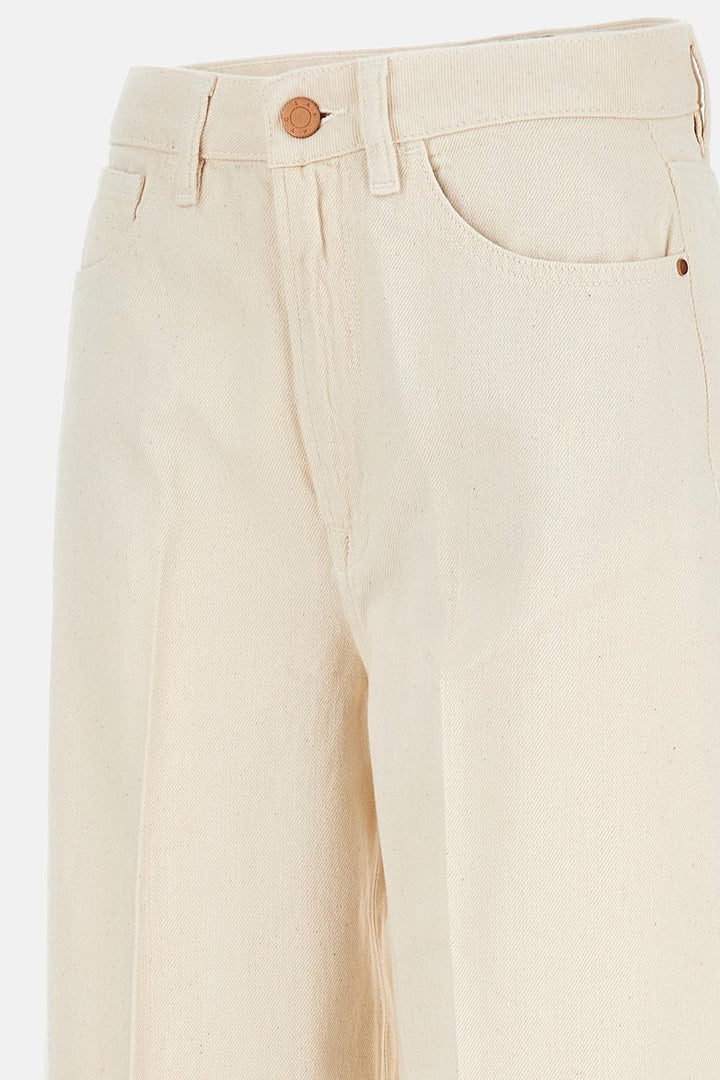 JEANS FLIP CUFFED<BR/> 31W43F54DR1103 CREAM 3X1 