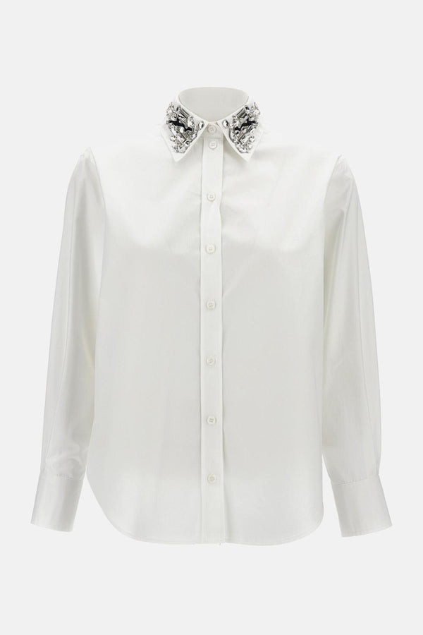 CAMICIA CON CRISTALLI 848862 QAABT9000 Alexander McQueen 