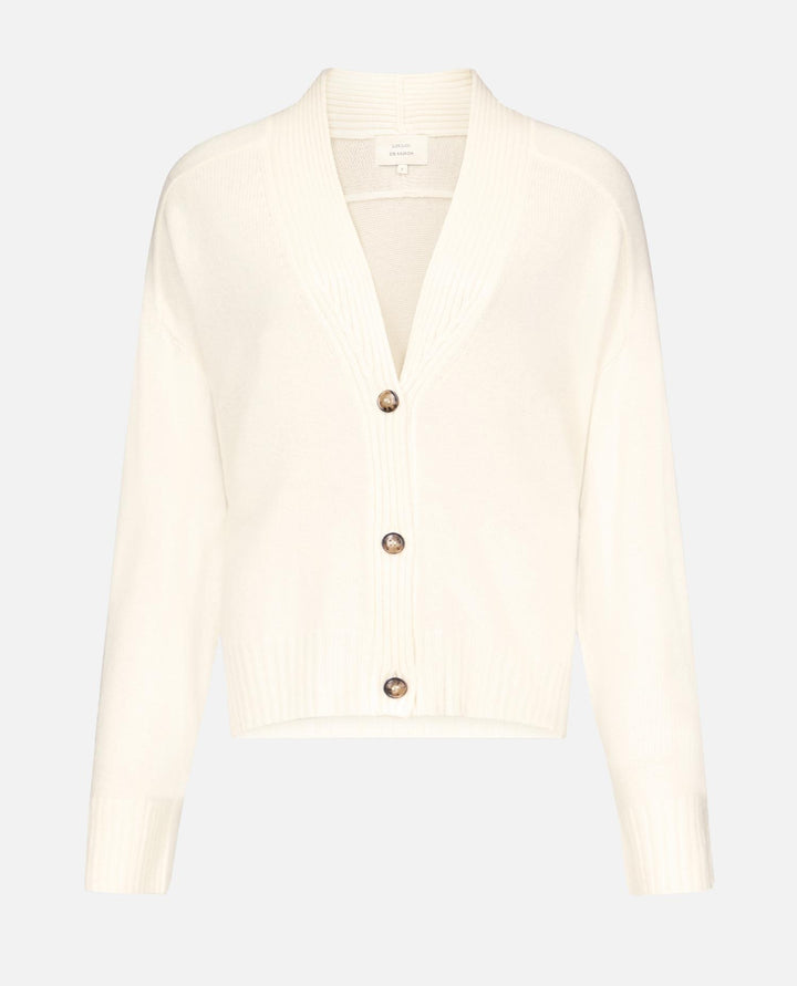 KAIA LDS CARDIGAN KAIALDS IVORY Loulou de Saison 