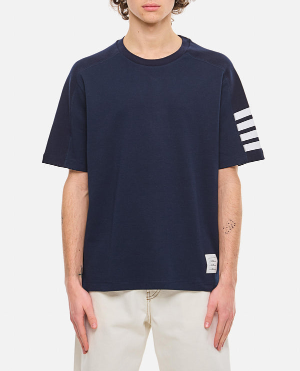 T-SHIRT IN COTONE 4 RIGHE MJS246A 07323415 Thom Browne 