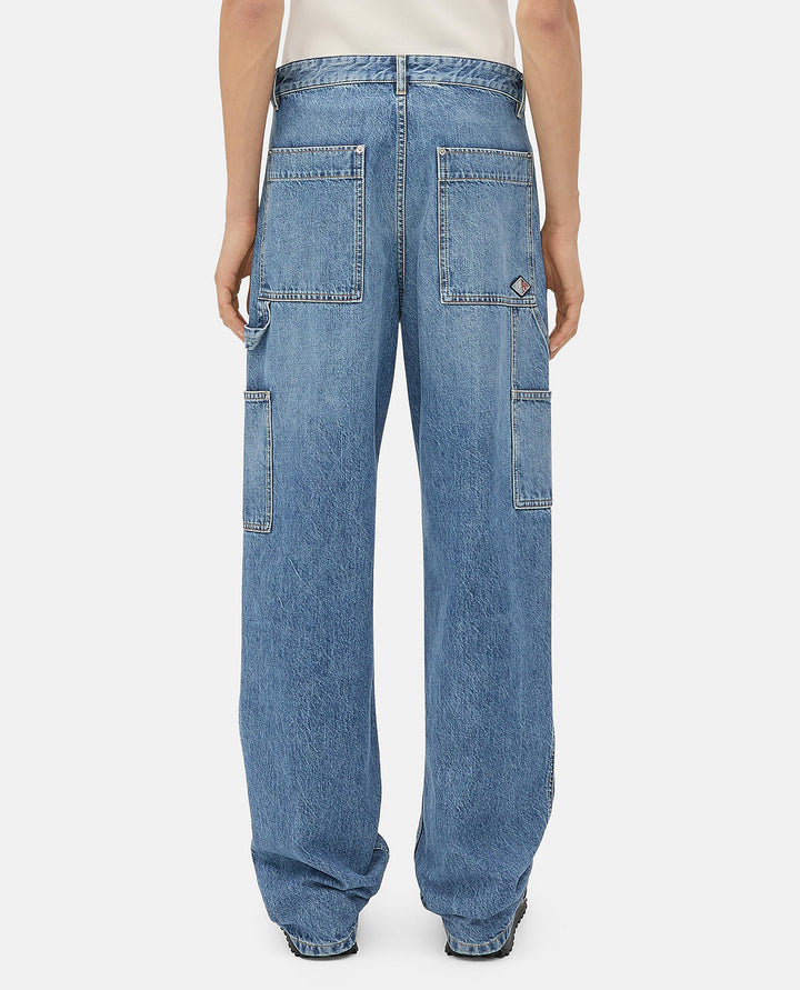 CARGO VINTAGE INDIGO JEANS 813526 V42W04715 Bottega Veneta 