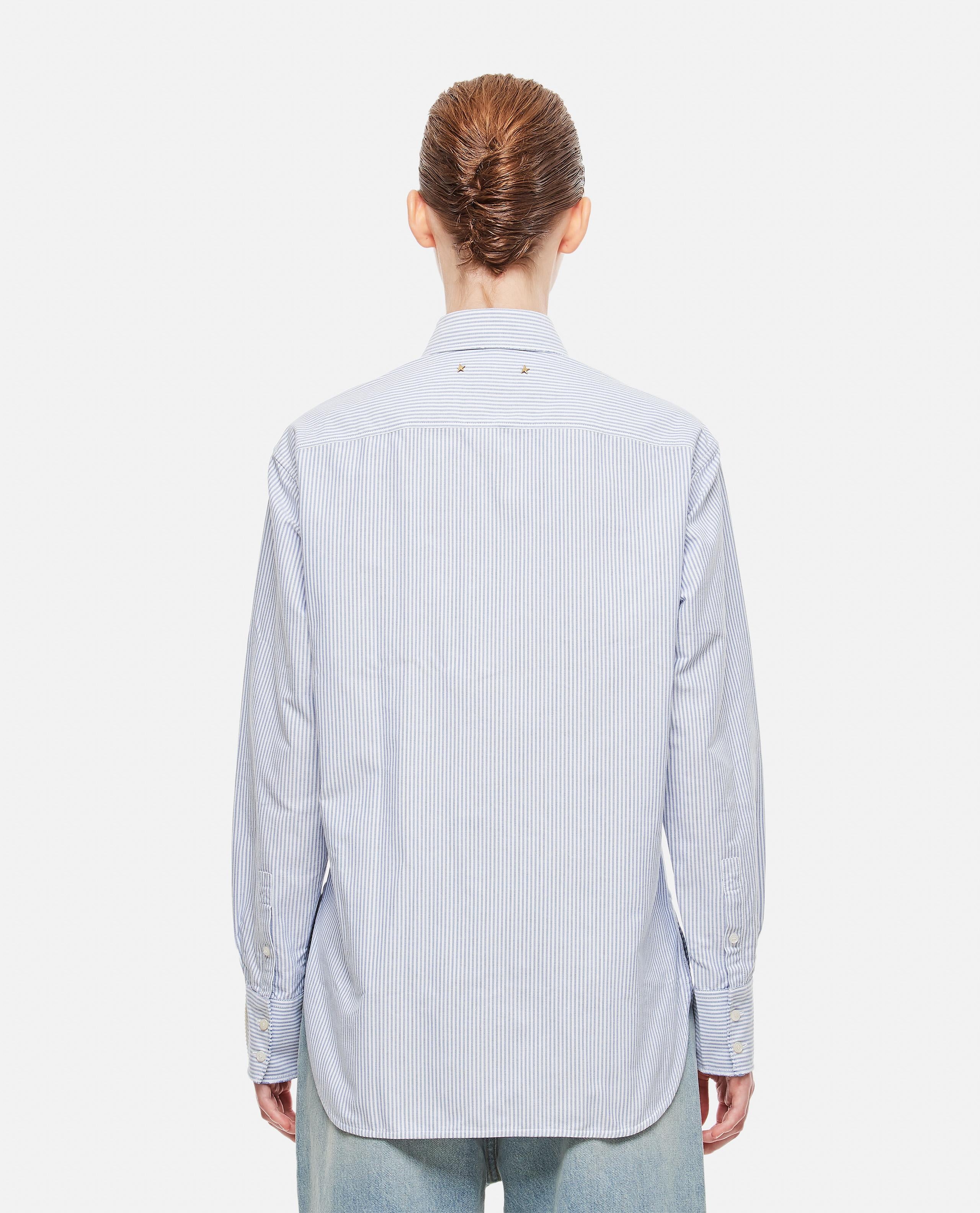 Golden Goose オックスフォードコットンのストライプシャツ ¥66,075