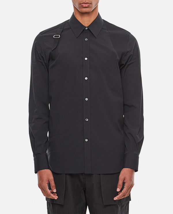 CAMICIA HARNESS IN COTONE<BR/> 624753 QPN441000 Alexander McQueen 