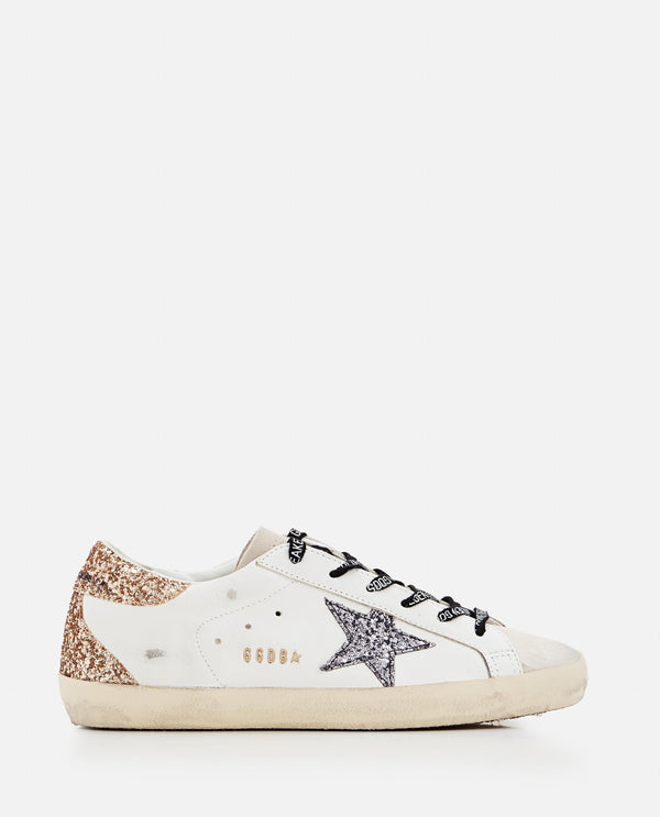 SNEAKERS SUPER STAR IN PELLE E GLITTER GWF00102 F00535882532 Golden Goose 