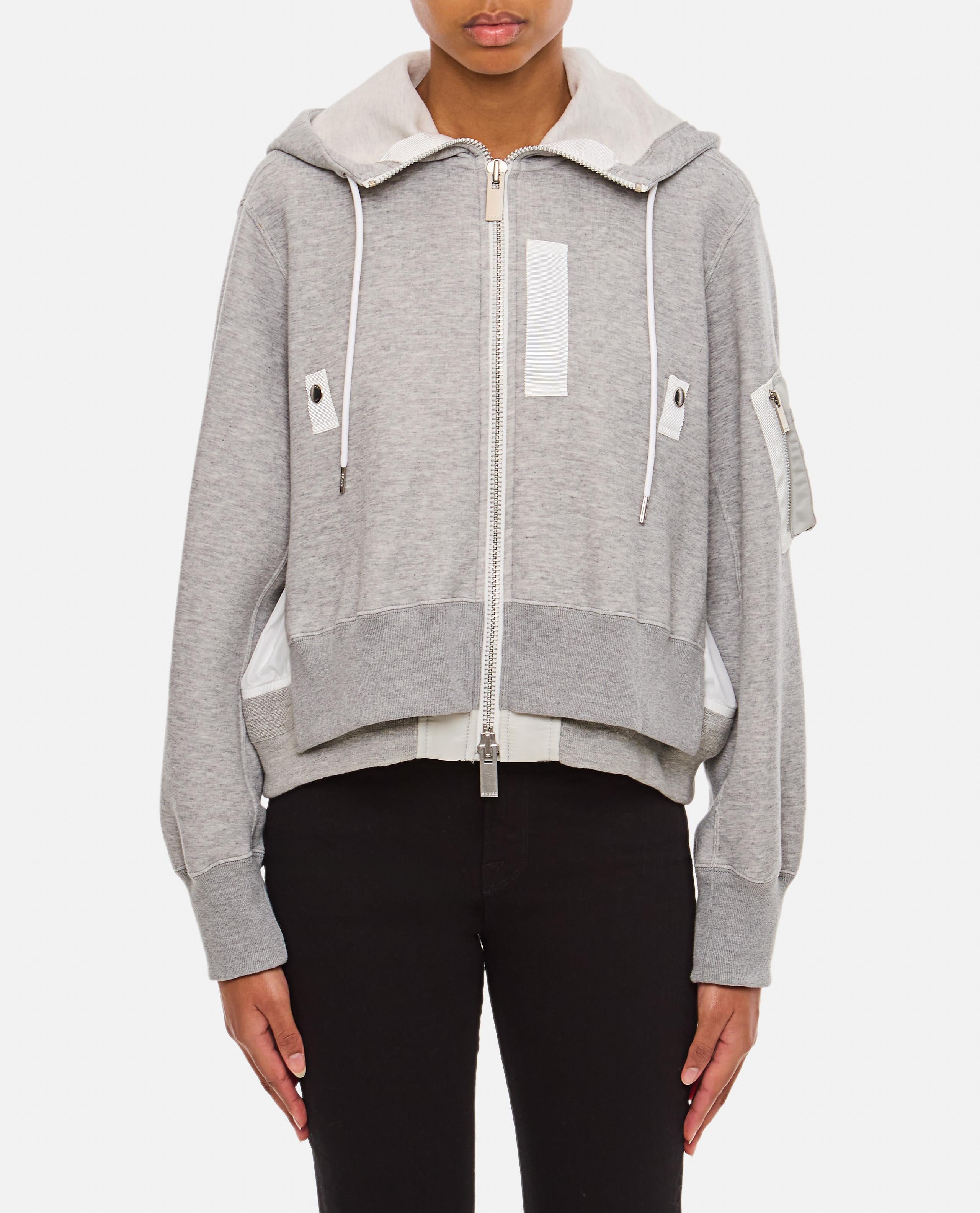 Sacai HOODIE WITH ZIPPER $760.00 USD - Biffi Boutiques