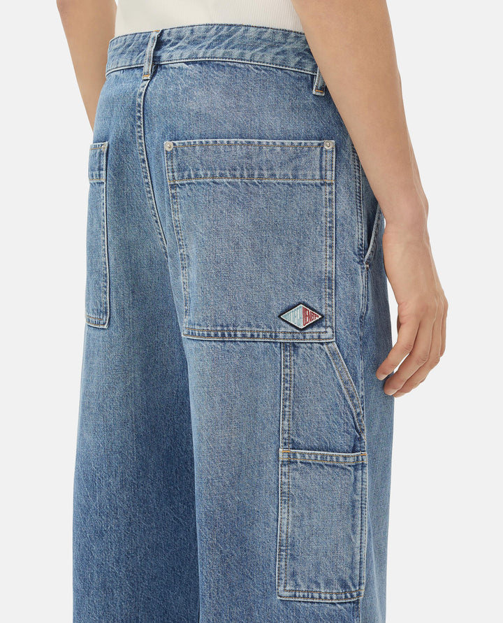 CARGO VINTAGE INDIGO JEANS 813526 V42W04715 Bottega Veneta 