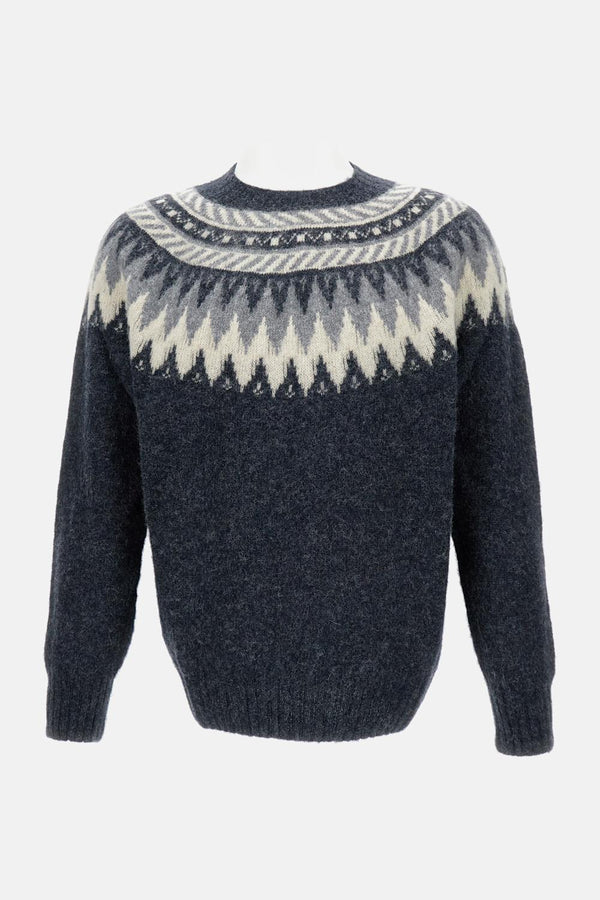 MAGLIONE IN LANA A GIROCOLLO MAGICIANINTHEMOUNTAIN CHARCOAL Howlin 