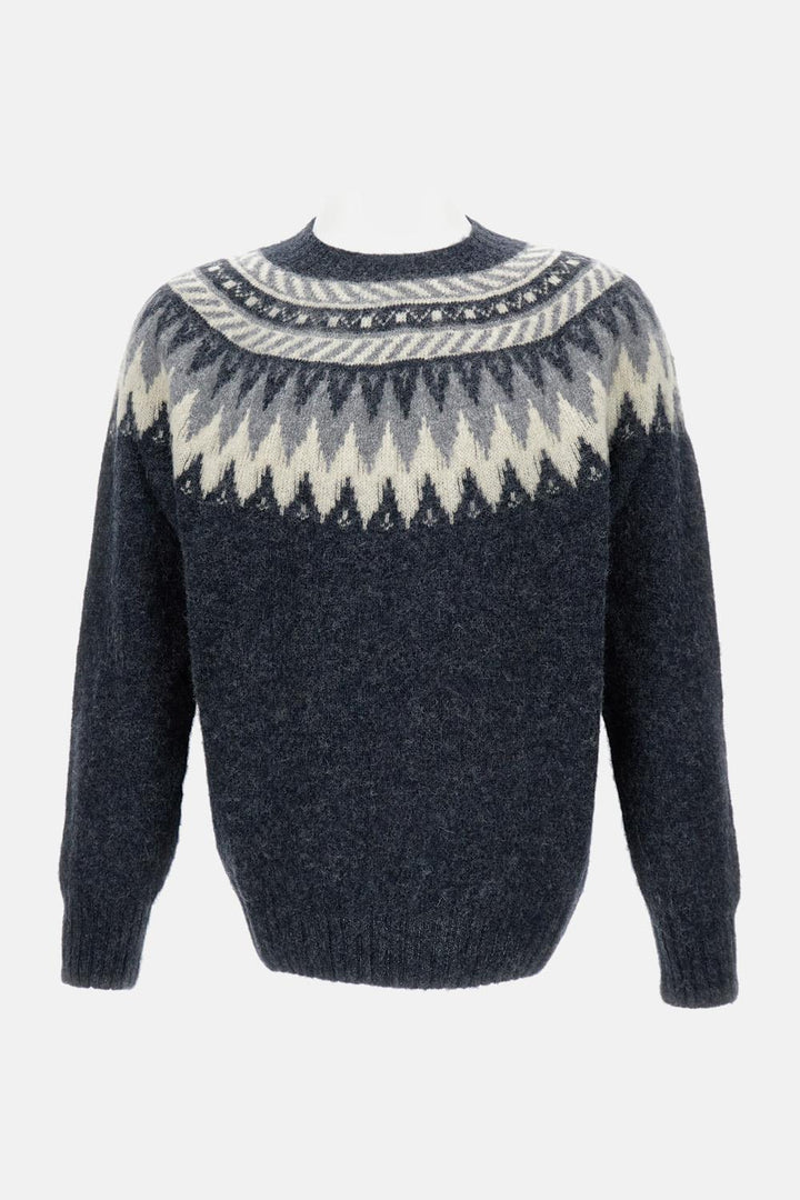 MAGLIONE IN LANA A GIROCOLLO MAGICIANINTHEMOUNTAIN CHARCOAL Howlin 