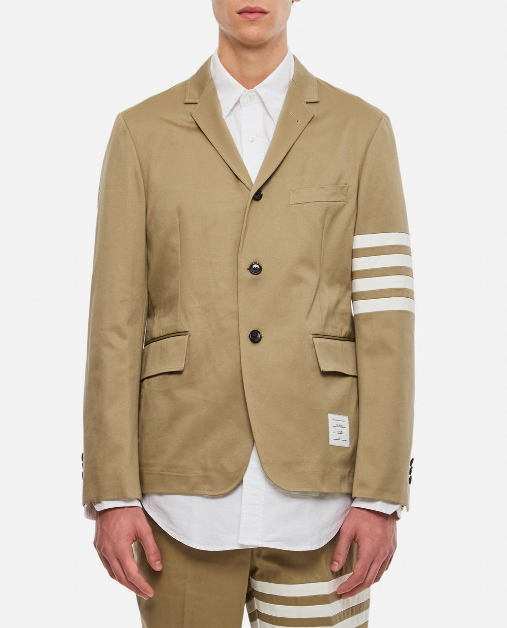 Thom Browne Classic 4-Bar Sport Jacket in Cotton Twill €792,00 EUR