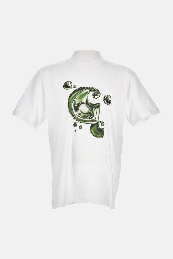 S/S SOLAR CHROME C-LOGO T-SHIRT<BR/> I035204 02XX Carhartt WIP 