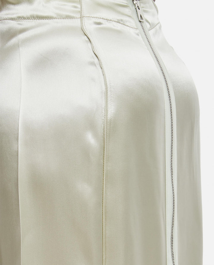 FLUID SATIN MIDI SKIRT 730357 V2LC03043 Bottega Veneta 
