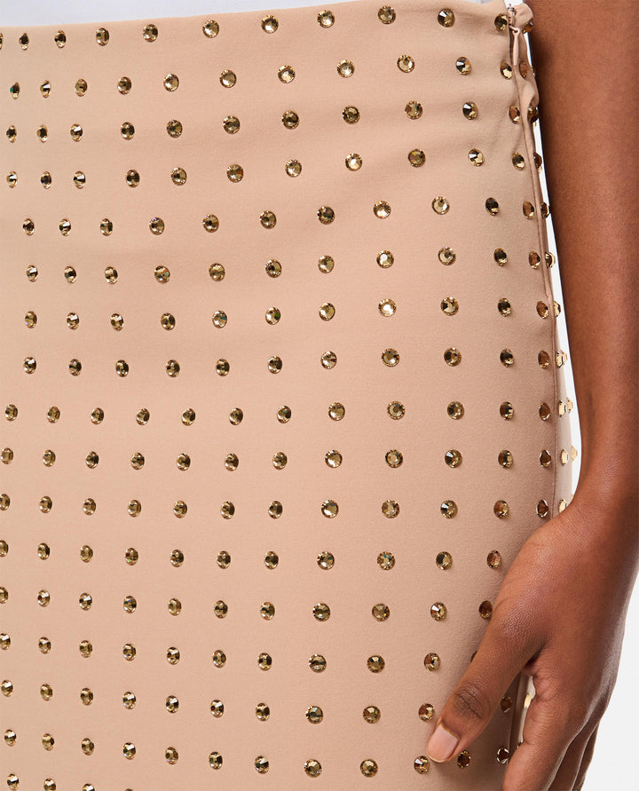 NOME CRYSTAL LYCRA MIDI SKIRT 2512771011600 001 Sportmax 