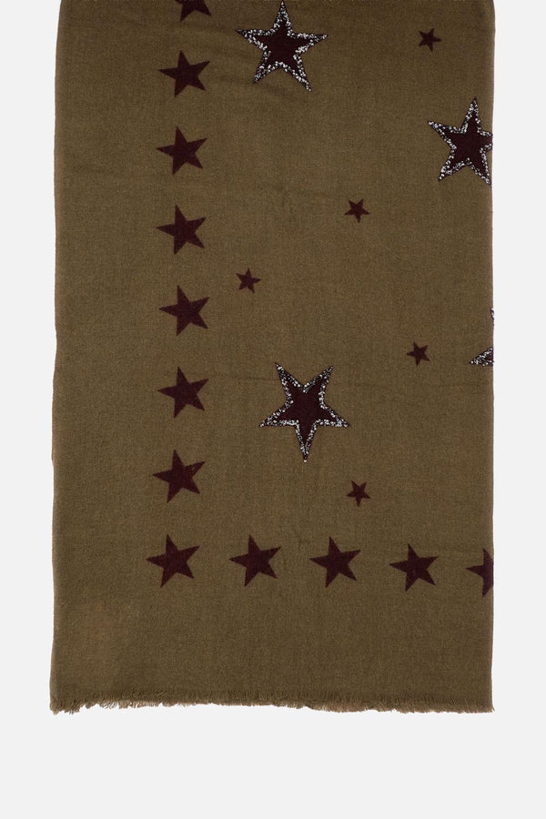 SCIARPA C24468 KHAKIWINE Benaras By Citrus 