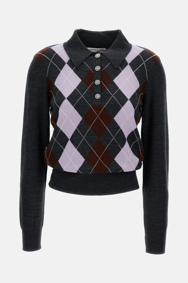 RS26185TGR GREY Self-Portrait 