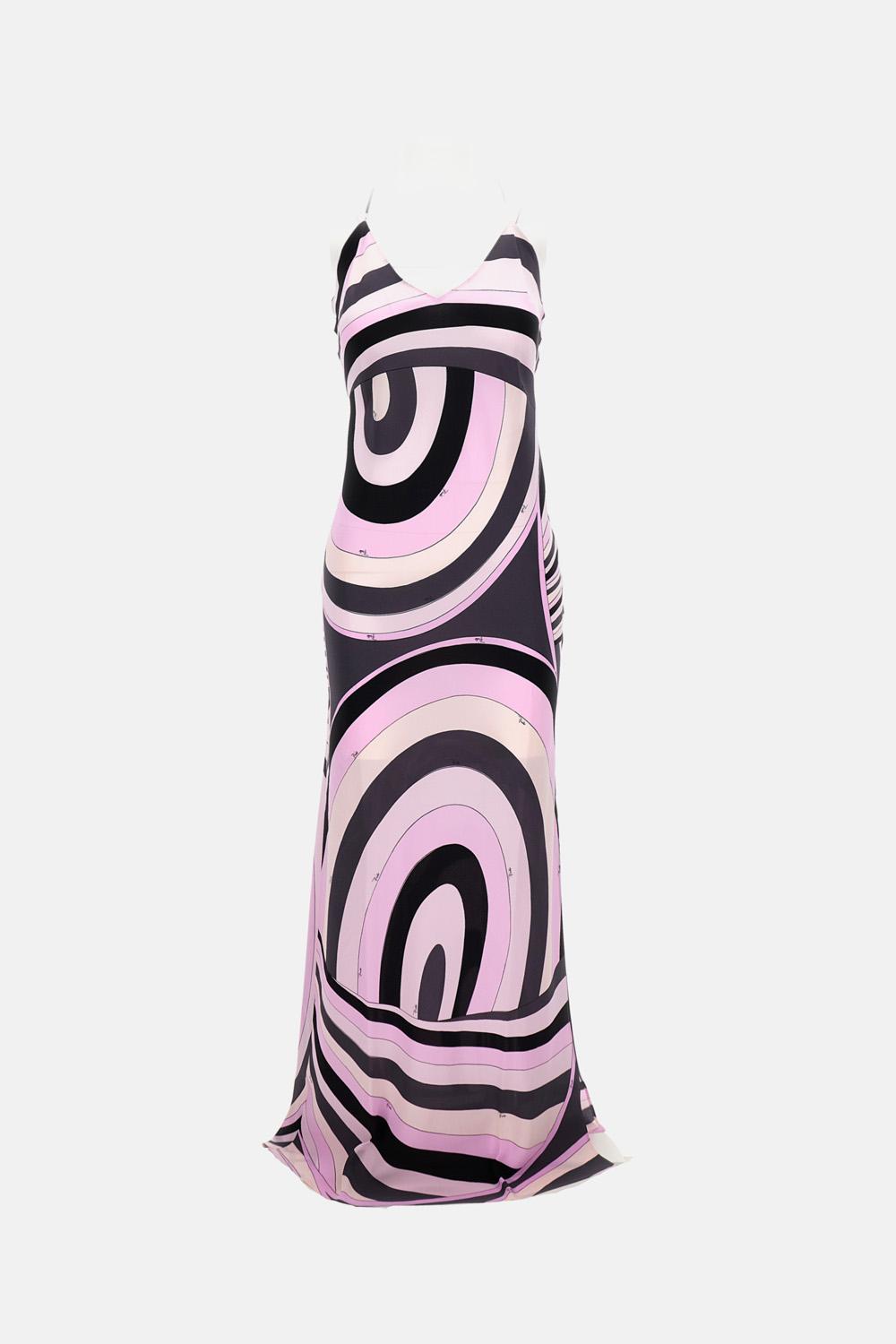 Emilio Pucci Slip Dress in Crepe de Chine $525.10 USD - Biffi Boutiques Emilio Pucci Slip Dress in Crepe de Chine $525.10 USD - Biffi Boutiques