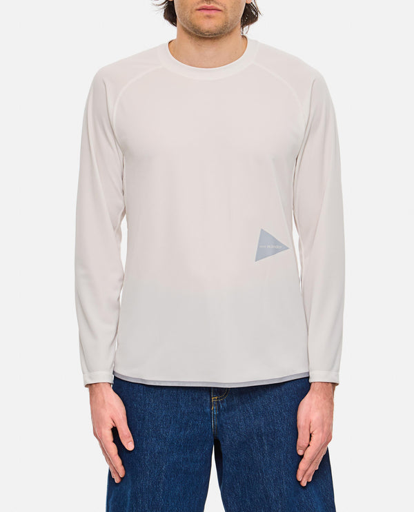 T-SHIRT MANICHE LUNGHE BIANCA 5745164034 031 And Wander 