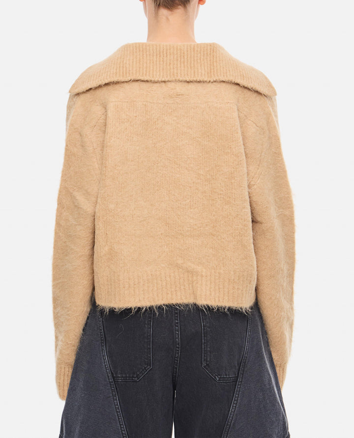 AMBROSE ALPACA MAGLIONE AMBROSE BEIGEMELANGE Loulou de Saison 