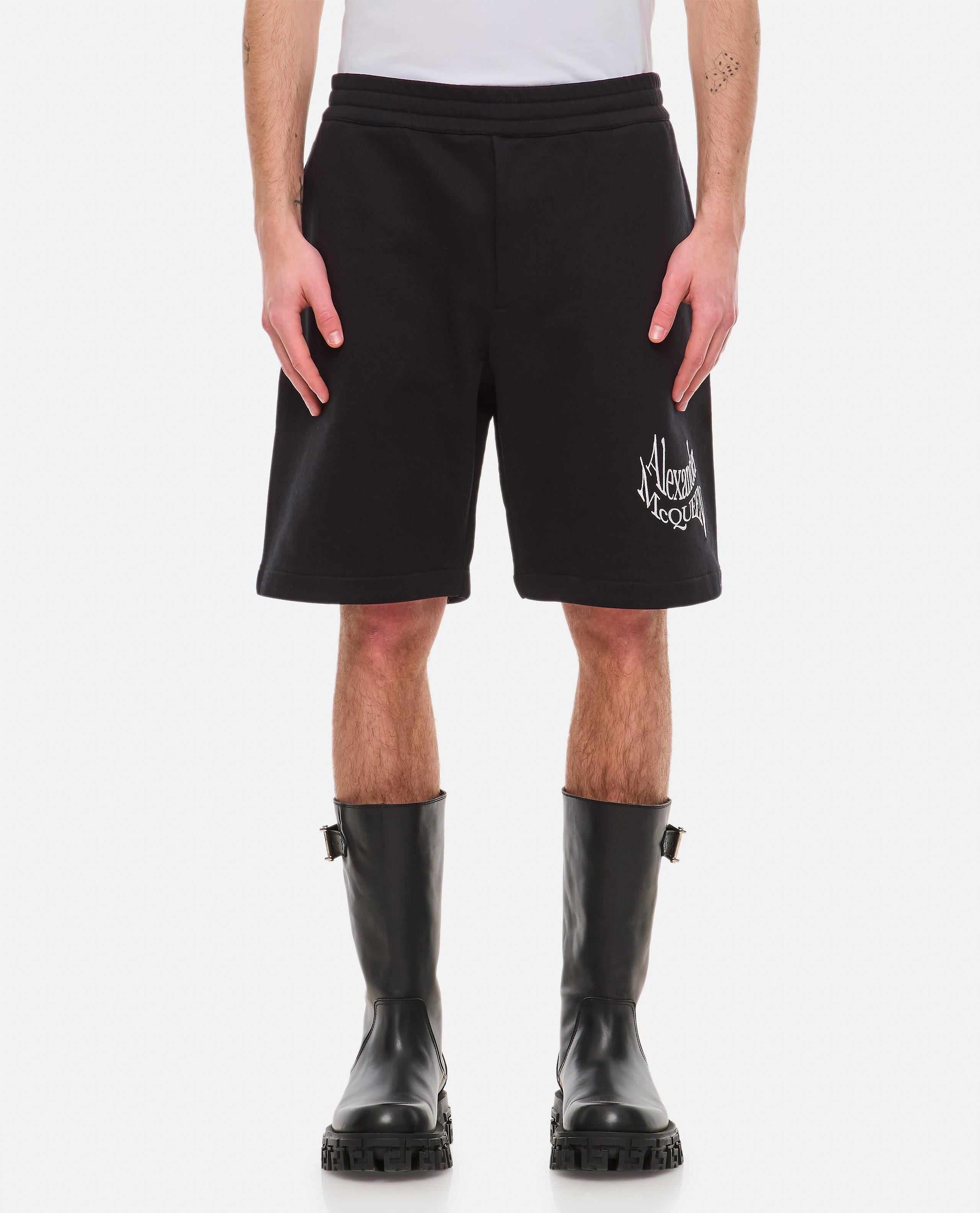 ALEXANDER MCQUEEN ハーフパンツ Alexander McQueen コットンショートパンツ ¥35,283 JPY - Biffi Boutiques