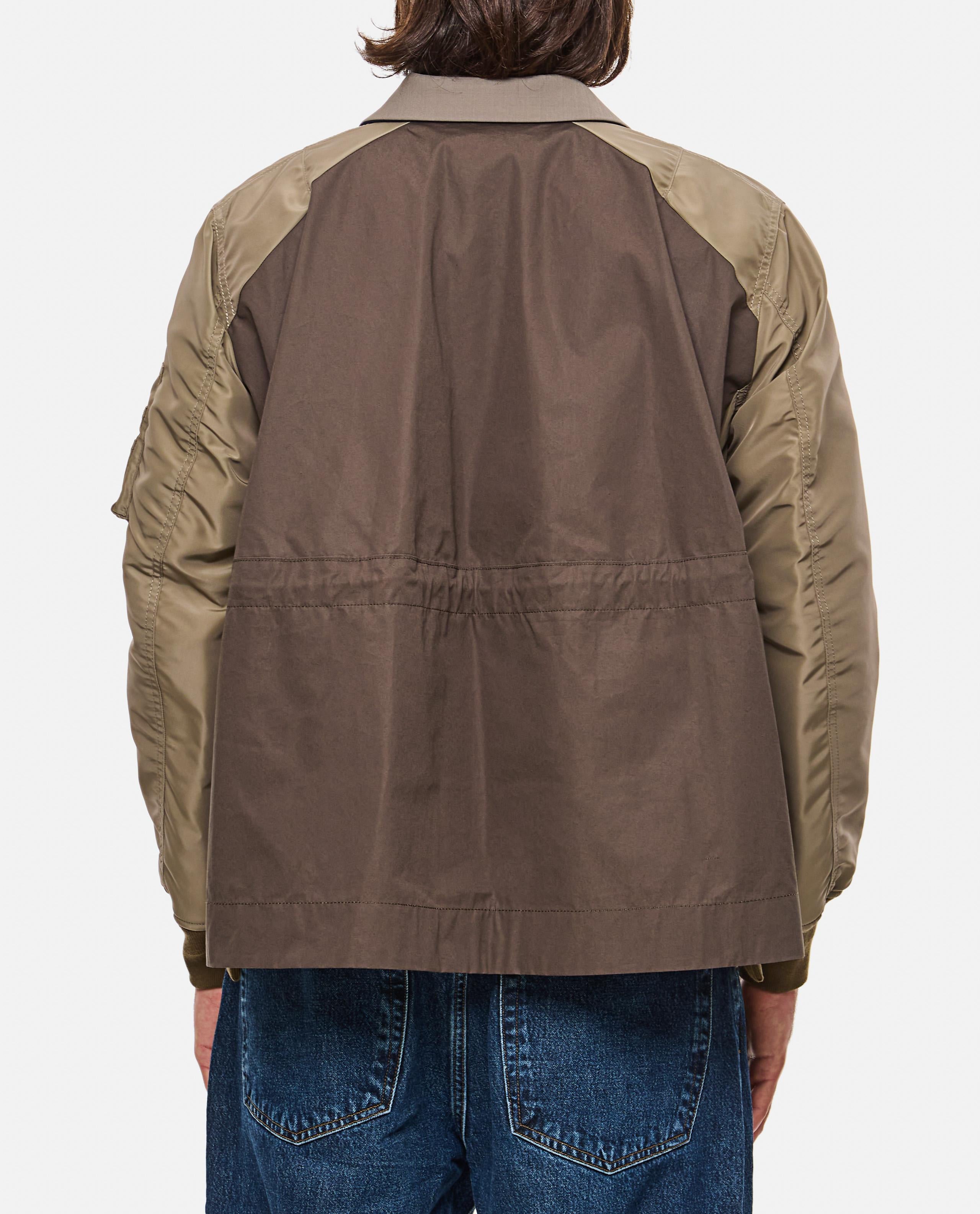 ジャケット・アウター sacai Suiting Bonding Mix Jacket 1 sacai Black Suiting Bonding & Grosgrain Jacket Sacai