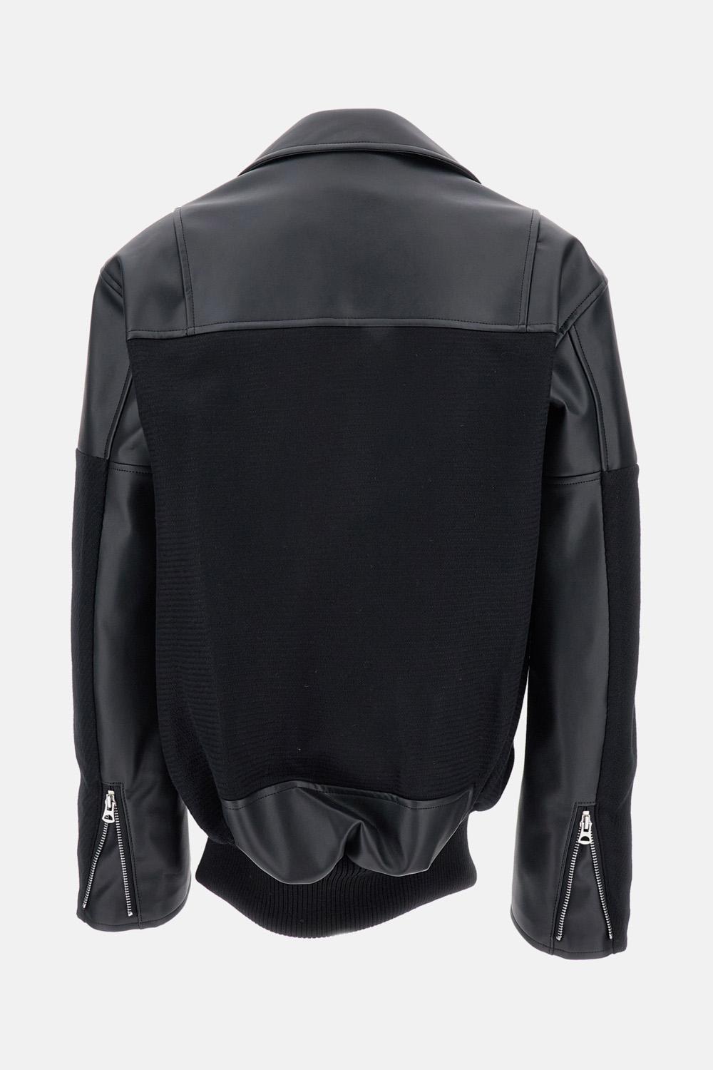 Junya Watanabe SYNTHETIC LEATHER JACKET $869.31 USD - Biffi Boutiques