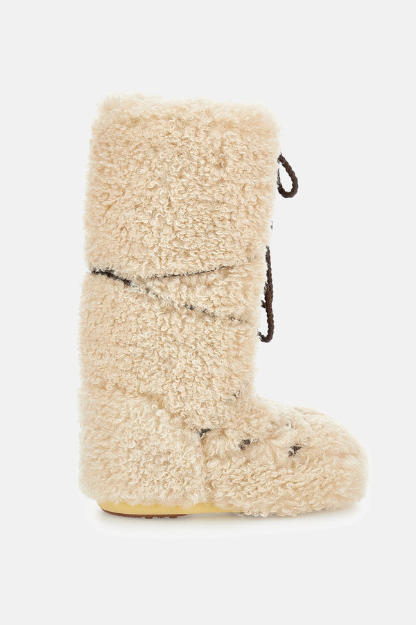 ICON CURLY EXTRA ECRU 1403070 007 Moon Boot 