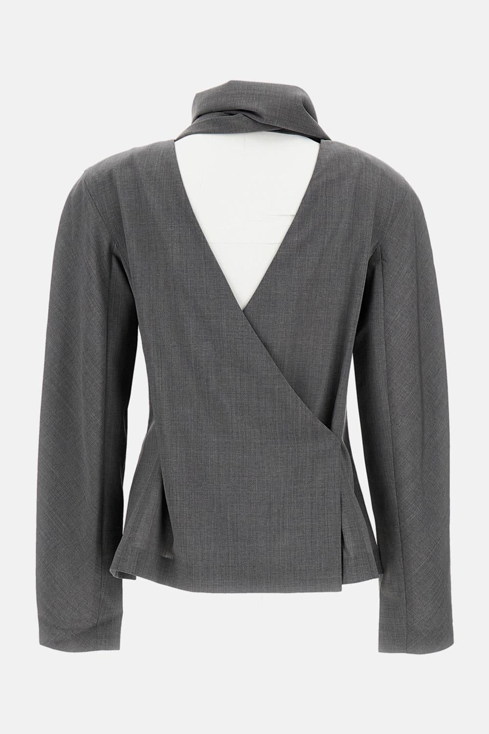 Jacquemus SHIRT LA BLOUSE CHALE $338.72 USD - Biffi Boutiques