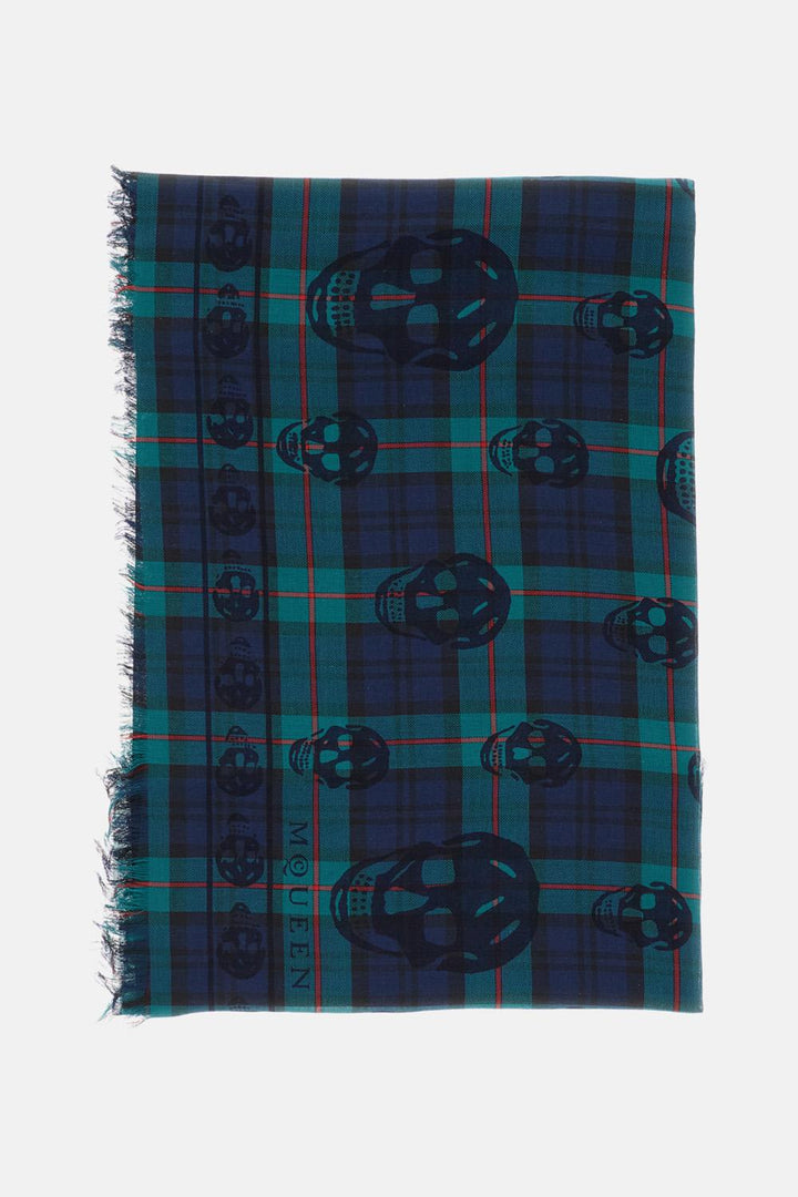 SCIARPA IN TARTAN<BR/> <BR/> 837473 4129Q4168 Alexander McQueen 