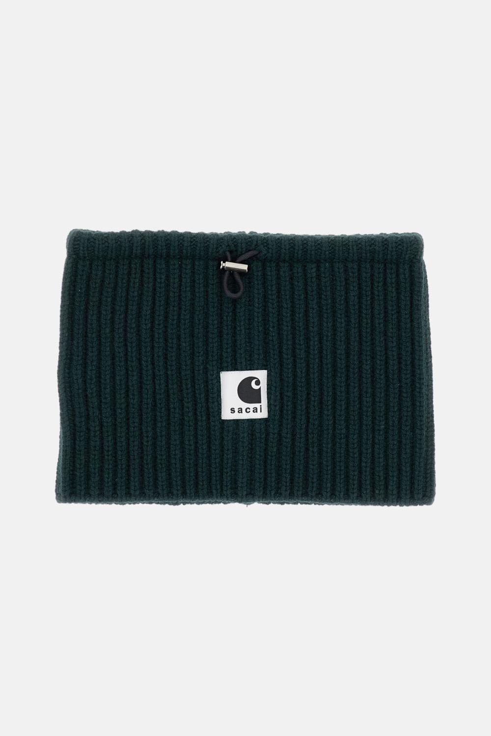小物 sacai x Carhartt Neck Warmer / GREEN Carhartt WIP x sacai Wool Knit Neck Warmer Sacai Green Men's