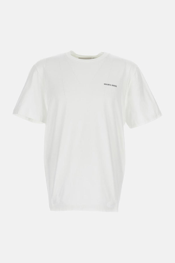 T-SHIRT CON LOGO <BR/> GMP01220 P00238010363 Golden Goose 
