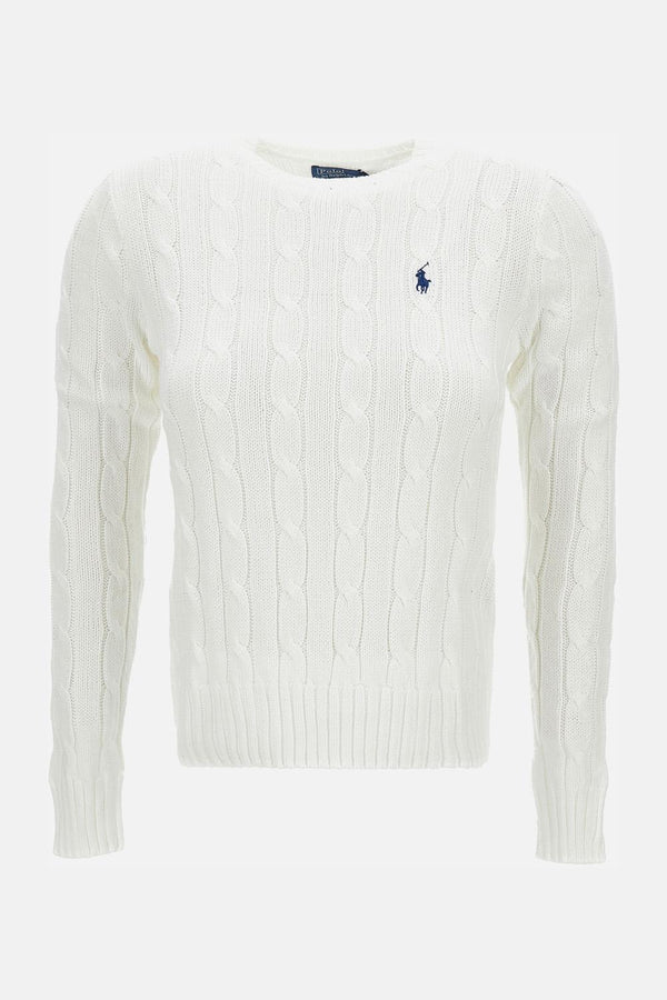 PULLOVER MANICHE LUNGHE 211971869007 WHITE Polo Ralph Lauren 