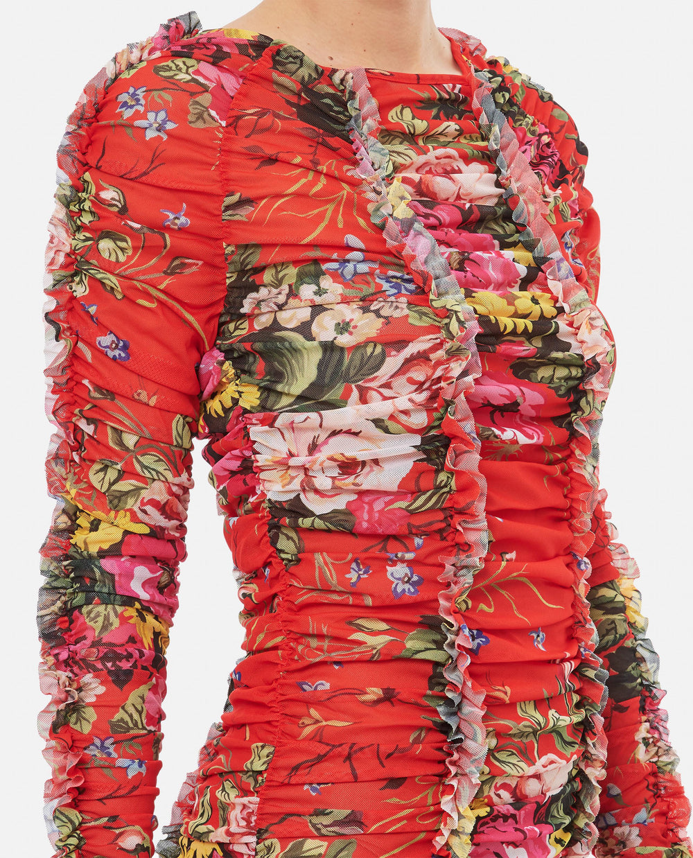 Molly Goddard HARLEY MESH MINI DRESS $166.20 USD