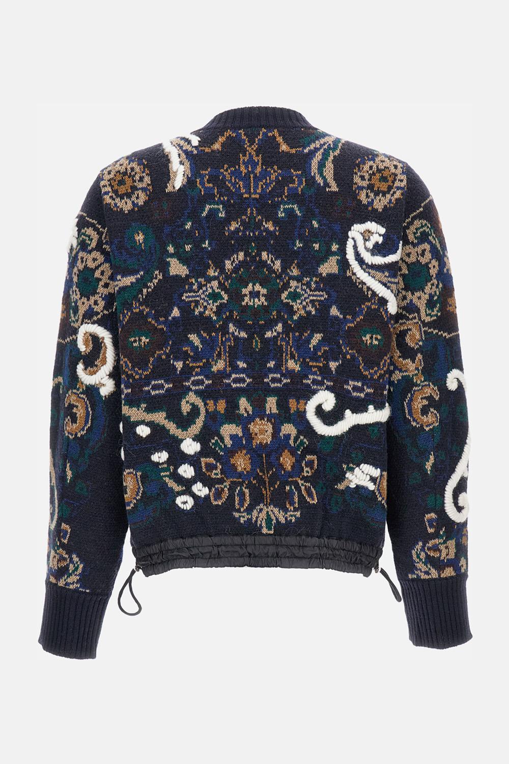 sacai フローラルセーター Sacai Floral Jacquard Pullover ¥99,000 JPY - Biffi Boutiques