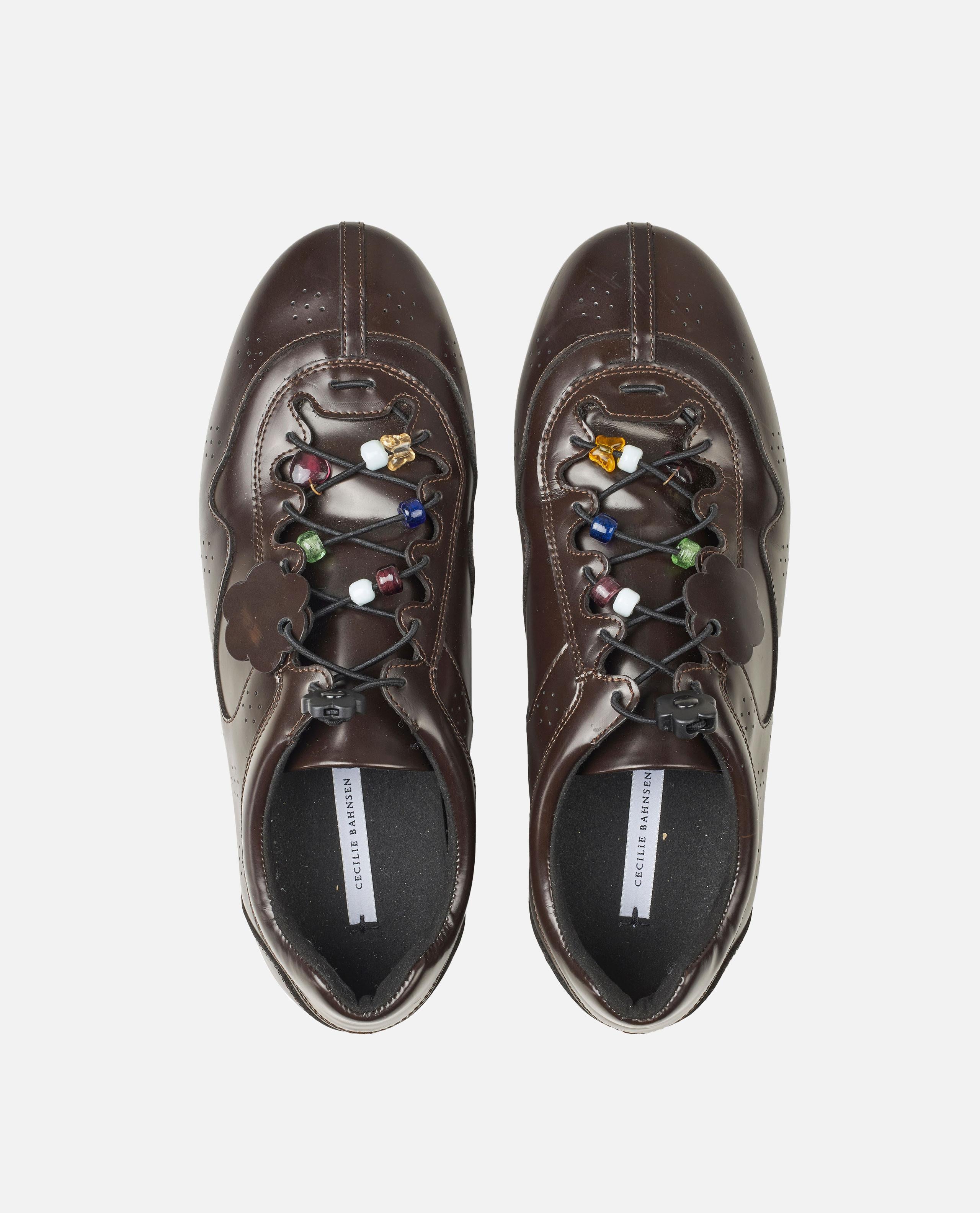 Cecilie Bahnsen BLAISE SNEAKER IN LEATHER $302.82 USD - Biffi