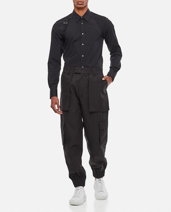 CAMICIA HARNESS IN COTONE<BR/> 624753 QPN441000 Alexander McQueen 