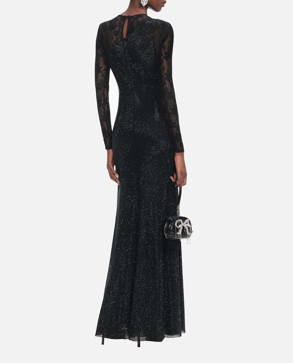 self portrait lace sequin dress White Sequin Lace Embellished Midi Dress self-portrait-US