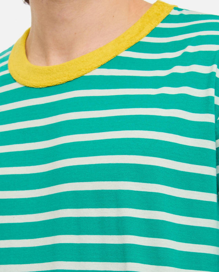 STRIPES COTTON T-SHIRT TRUEBOOGIETSHIRT GREENLOVER Howlin 