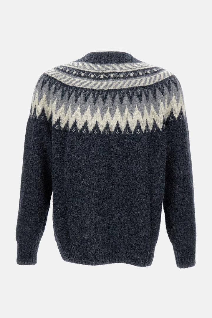 MAGLIONE IN LANA A GIROCOLLO MAGICIANINTHEMOUNTAIN CHARCOAL Howlin 