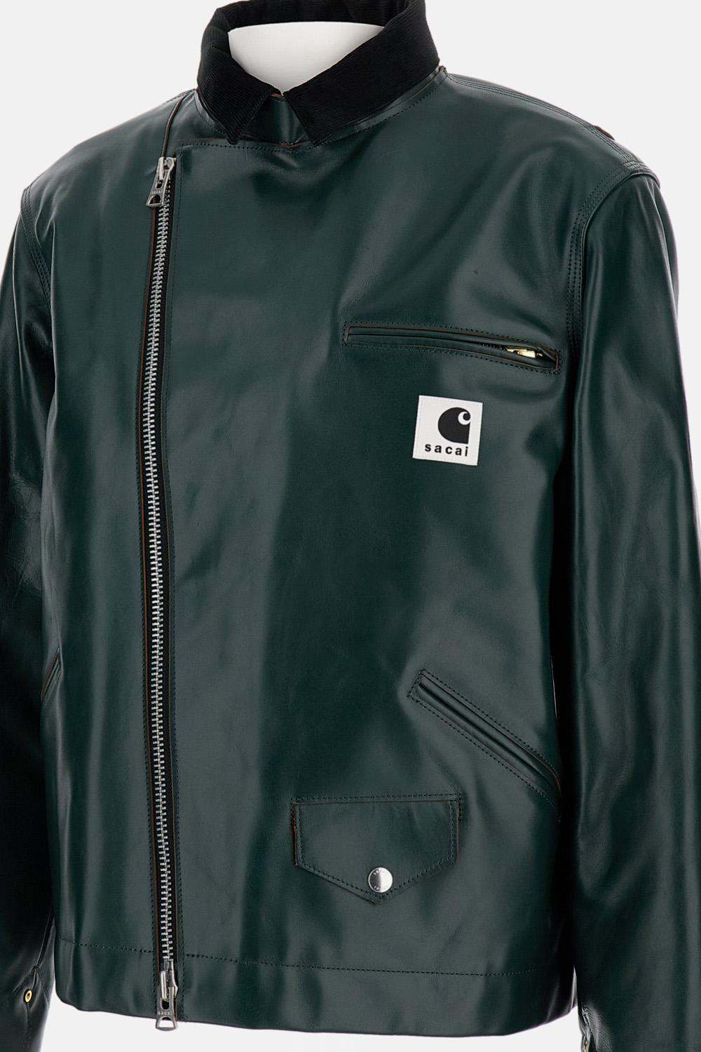[黒&1] Sacai x Carhartt WIPレザージャケット Sacai サカイ X カーハート WIP レザー ジャケット €3.970,00
