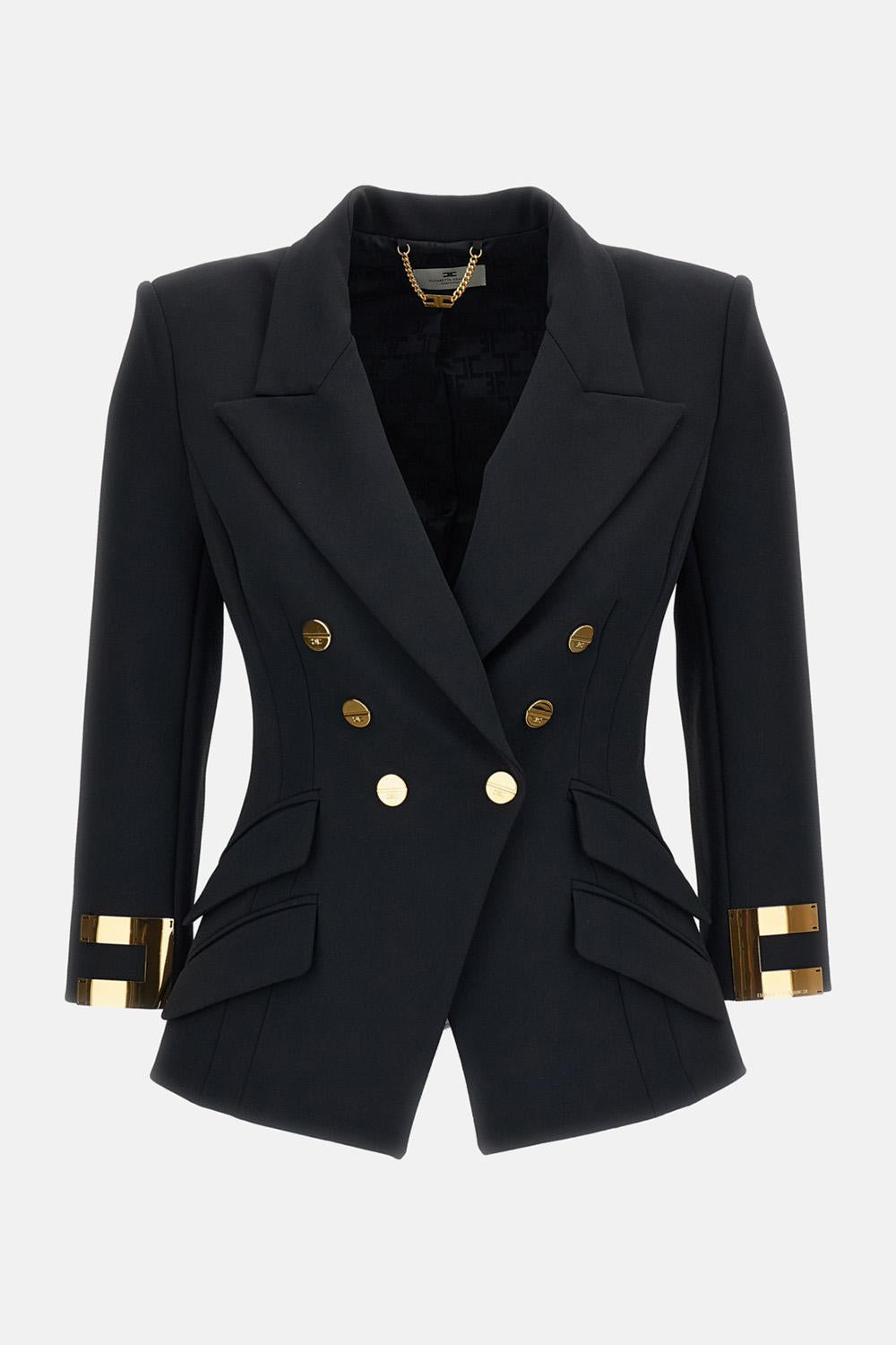 Elisabetta Franchi Stretch Double-Crepe Jacket €760,00 EUR - Biffi