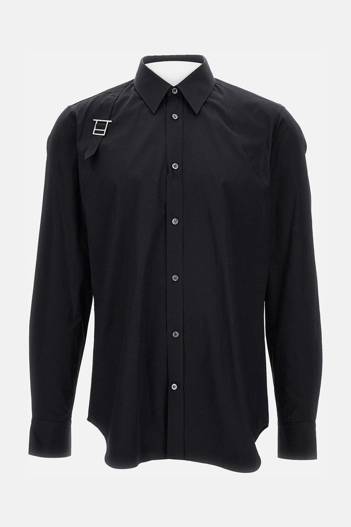 CAMICIA CON FIBBIA ARGENTO 828259 QNAAX1000 Alexander McQueen 