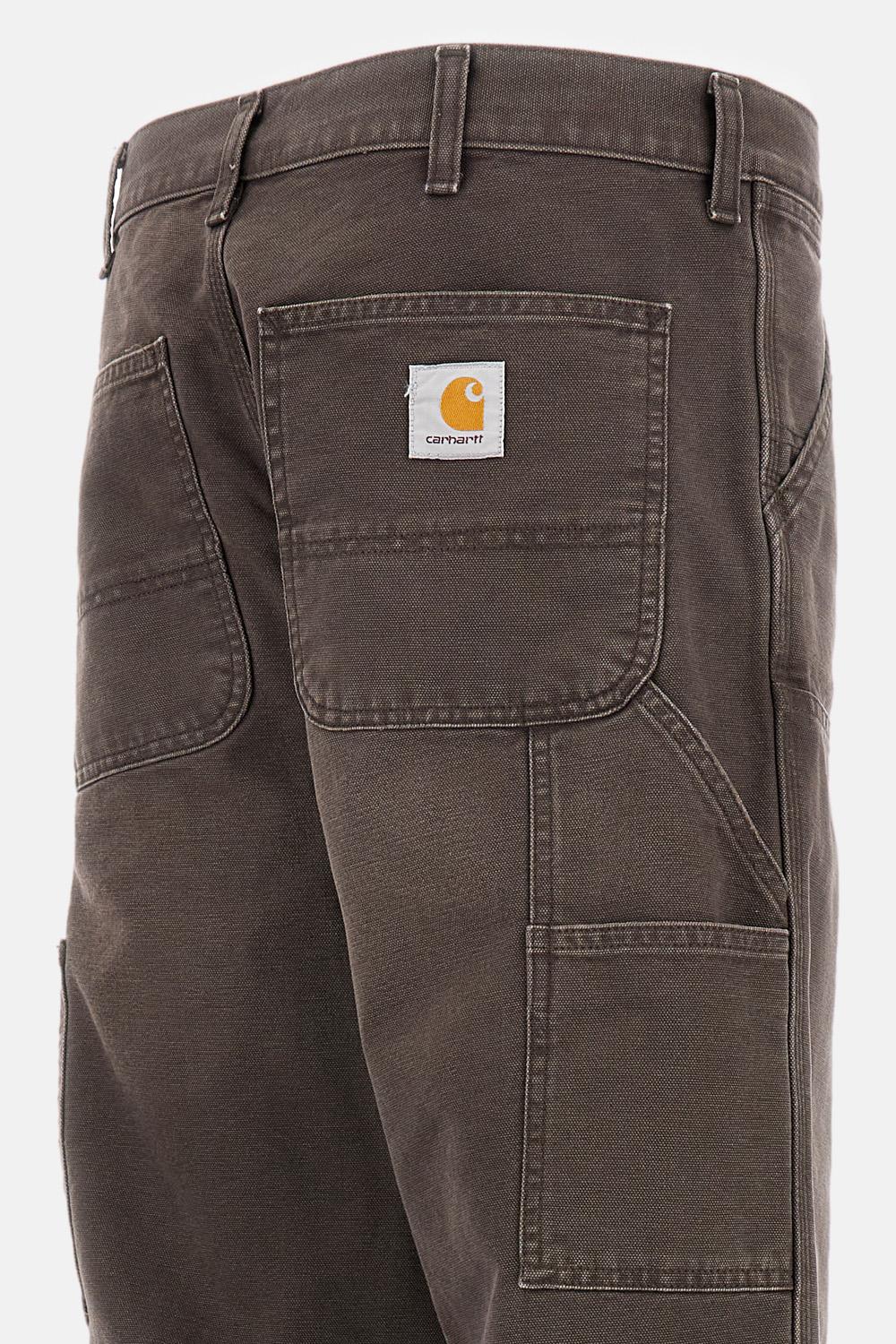 Carhartt WIP DOUBLE KNEE PANT 'DEARBORN' CANVAS $143.30 USD